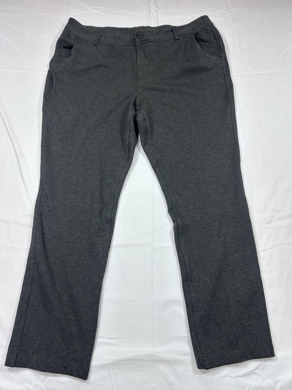 Duluth Trading Pants Women’s 16x31 Grey Cargo Pocket Stretch Workwear